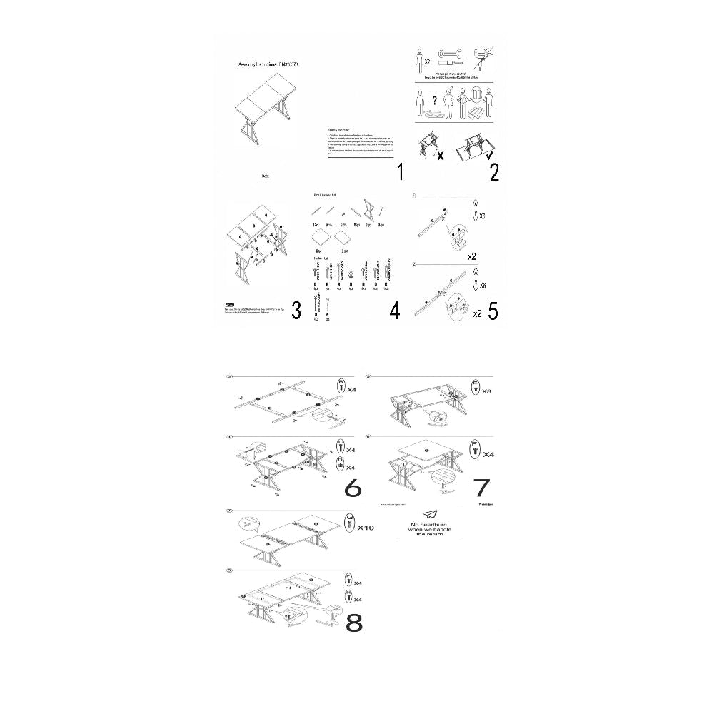 Executive Office Desk 71 Inch Rectangular Brown Wood Top White Metal BM328373