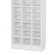 Shoe Cabinet 10 Tier White Wood Finish 30 Open Shelves 71 Inch BM328508