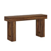 Kai Console Side Table 63 Inch Light Brown Rectangular Wood Top BM328516