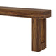 Kai Console Side Table 63 Inch Light Brown Rectangular Wood Top BM328516