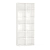 Tall Bookcase 6 Tier 12 Open Shelves Modern White Finish 72 Inch BM328523