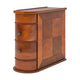 Arc Side Table | 24’’ Top | Walnut Brown | 2 Drawers BM328529