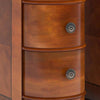 Arc Side Table | 24’’ Top | Walnut Brown | 2 Drawers BM328529