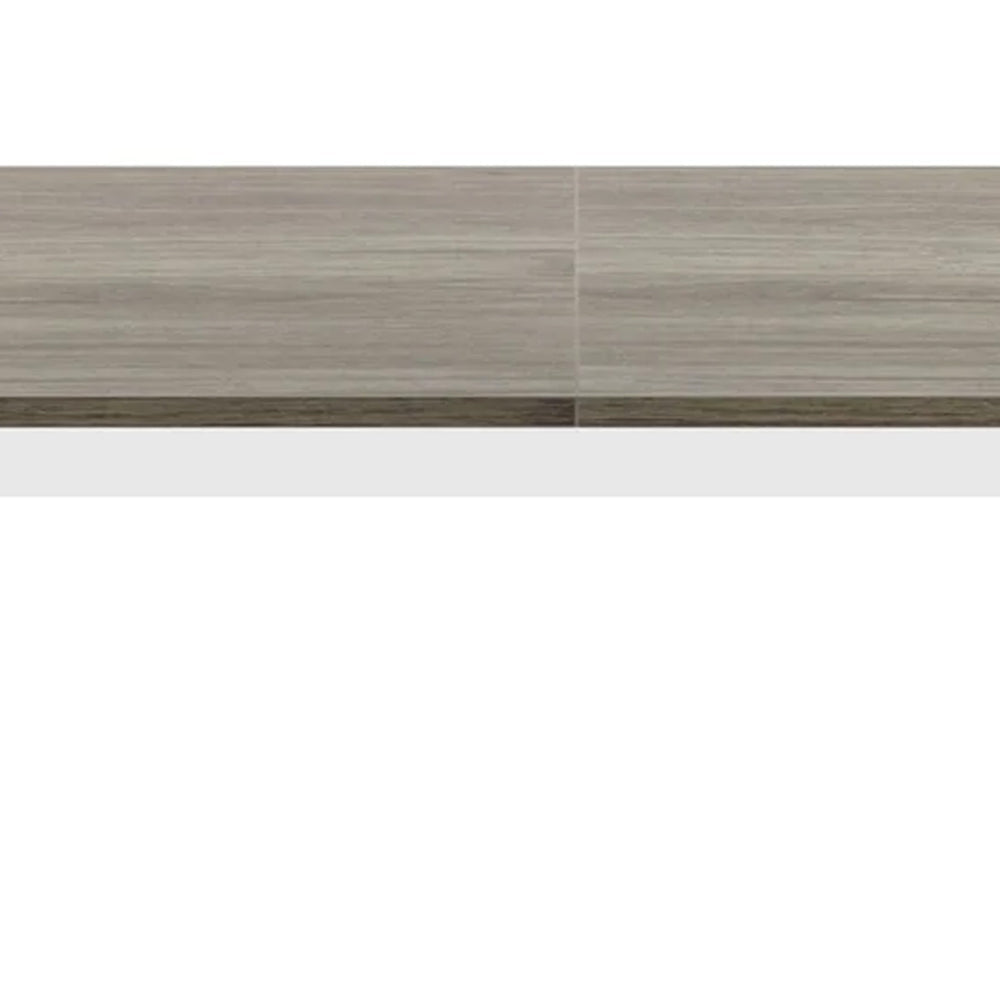 Jack Conference Table 79 Inch Rectangular Gray MDF Top White Metal BM328540