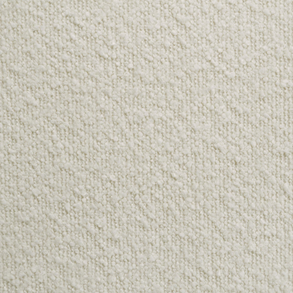 Mory King Size Bed Textured LED Headboard Ivory Boucle Upholstery