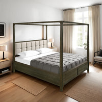 Dark Cocoa Brown, Ivory