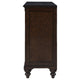 Meon Wide Dresser w 8 Drawers Carved Bun Feet Dark Oak Brown Wood BM328605