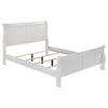 Nim 4pc Full Size Bedroom Set, Dresser, Modern White Sleigh Headboard
