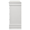 Nim Wide Dresser 6 Storage Drawers Classic White Molded Trim Edges BM328686
