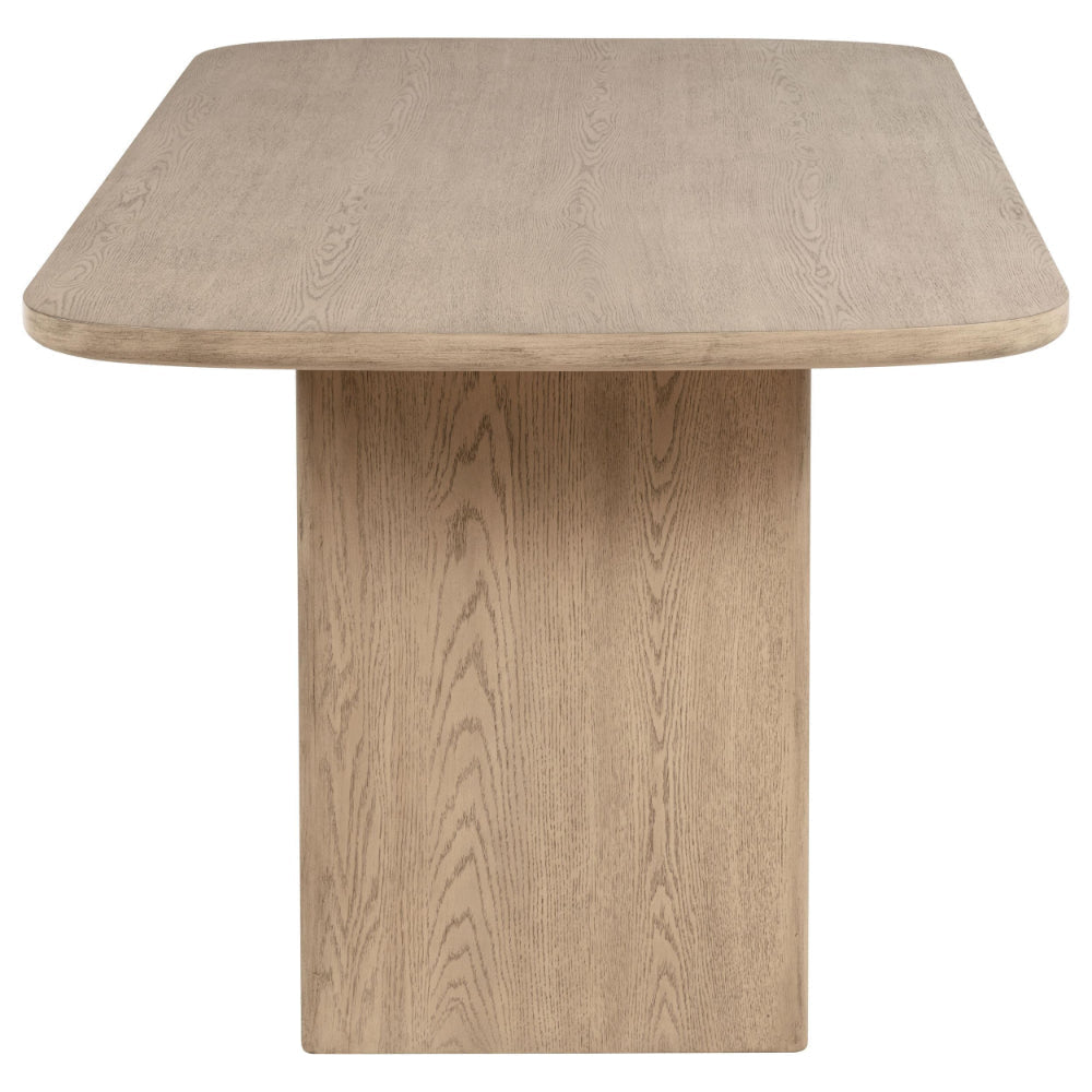 Lno Counter Height Dining Table w Storage Cabinet 72 Inch Beige Wood BM328701