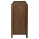 Rie Wide Dresser with 8 Storage Drawers Brown Walnut Poplar Wood BM328707