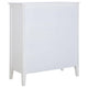 Heo Tall Dresser Chest 8 Drawers Rattan Woven Curved Front White BM328719