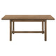 Billie Dining Table Walnut Brown Veneer Hardwood Rectangular 71 Inch BM328732