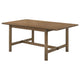 Billie Dining Table Walnut Brown Veneer Hardwood Rectangular 71 Inch BM328732