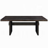 Vonn Dining Table, Wide Panel Legs, 80 Inch Rectangular Top, Black