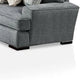 Ricy Sectional Corner L Sofa with 9 Pillows Blue Chenille 122 Inch BM328935