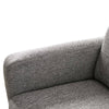 Daizy Sectional Sofa Light Gray Fabric Tufted Cushions 91 Inch BM328942