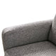 Daizy Sectional Sofa Light Gray Fabric Tufted Cushions 91 Inch BM328942
