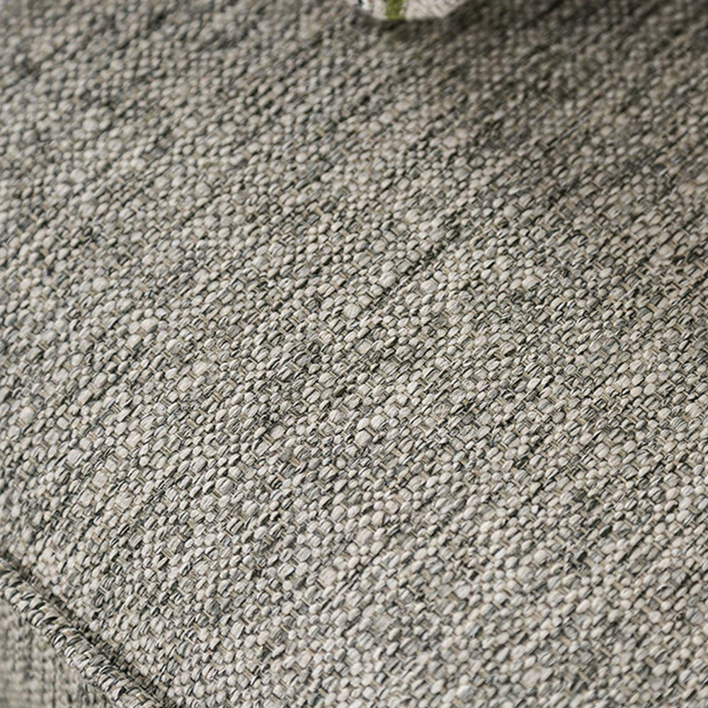 Ericca Sectional Sofa Gray Green Linen like 8 Throw Pillows 113in BM328947