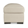 Ashley Rove Ottoman 44 Inch Plush Cream Real and Faux Leather Cushion Top BM328964