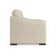 Ashley Rove Wide Oversized Chair Plush Cushioned Cream Real and Faux Leather BM328965