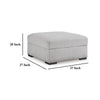 Ashley Gaby Low Profile Ottoman with Storage Locking Wheels Gray 37 Inch BM328969