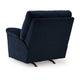 Ashley Simy Rocker Recliner Chair Pillow Top Arms Dark Navy Blue Corduroy BM328975