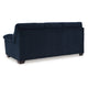 Ashley Simy Sofa Pillow Top Arms 83 Inch Dark Navy Blue Corduroy Polyester BM328976