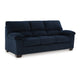 Ashley Simy Sofa, Pillow Top Arms, 83 Inch Dark Navy Blue Corduroy Polyester