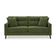 Ashley Bixy Sofa 2 Accent Throw Pillows 79 Inch Green Tufted Polyester BM328977