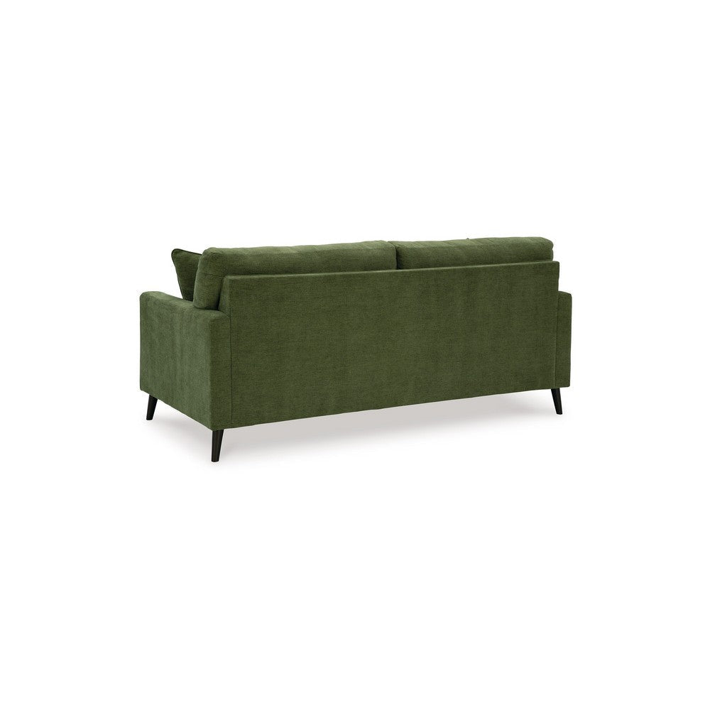 Ashley Bixy Sofa 2 Accent Throw Pillows 79 Inch Green Tufted Polyester BM328977