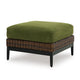 Ashley Izon Outdoor Ottoman Brown Woven Wicker Green Polyester 28 Inch BM328983