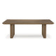 Ashley Baily Outdoor Cocktail Coffee Table 49 Inch Woodlike Brown Metal BM328990