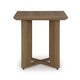 Ashley Baily Outdoor Square End Table 23 Inch Rich Woodlike Brown Metal BM328991