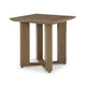 Ashley Baily Outdoor Square End Table 23 Inch Rich Woodlike Brown Metal BM328991