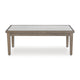 Ashley Inaya Outdoor Coffee Table, Brown, Beige Sintered Stone Top, 49 Inch