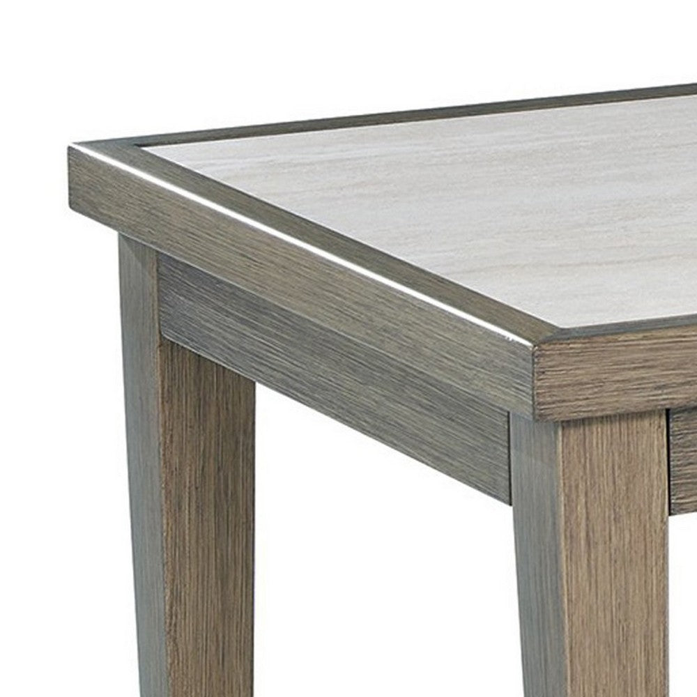 Ashley Inaya Outdoor Coffee Table, Brown, Beige Sintered Stone Top, 49 Inch