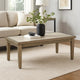 Ashley Inaya Outdoor Coffee Table, Brown, Beige Sintered Stone Top, 49 Inch
