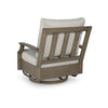 Ashley Inaya Outdoor Swivel Glider Chair with Cushion Brown Coated Metal BM328998