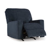 Ashley Avie Rocker Recliner Chair with Gentle Motion Navy Blue Polyester BM329018