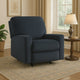 Ashley Avie Rocker Recliner Chair with Gentle Motion, Navy Blue Polyester