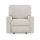 Ashley Avie Rocker Recliner Chair Gentle Motion White Ivory Polyester