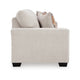 Ashley Avie Sofa 2 Accent Pillows 85 Inch Soft White Ivory Polyester