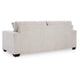 Ashley Avie Queen Sofa Sleeper 2 Accent Pillows Ivory Polyester 85 Inch