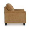 Ashley Erin Accent Armchair Modern Tapered Legs Plush Light Brown Polyester BM329038