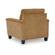 Ashley Erin Accent Armchair Modern Tapered Legs Plush Light Brown Polyester BM329038