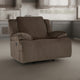 Ashley Vincent Manual Rocker Recliner Chair, Chocolate Brown Corduroy Fabric