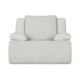 Ashley Vincent Manual Rocker Recliner Chair White Corduroy Pillow Arms BM329048