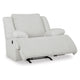 Ashley Vincent Manual Rocker Recliner Chair White Corduroy Pillow Arms BM329048