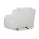 Ashley Vincent Manual Rocker Recliner Chair White Corduroy Pillow Arms BM329048